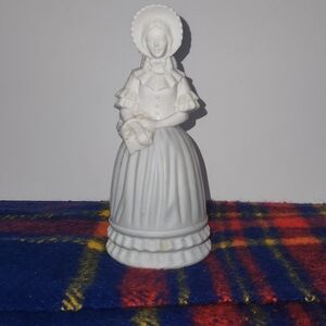 Avon White Victorian Perfume Bottle Lady